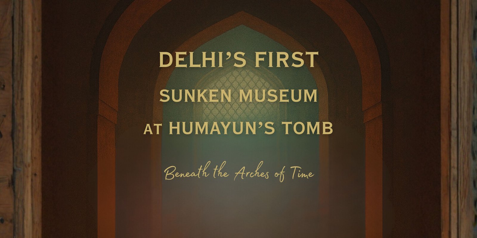 Delhi’s First Sunken Museum at Humayun’s Tomb
