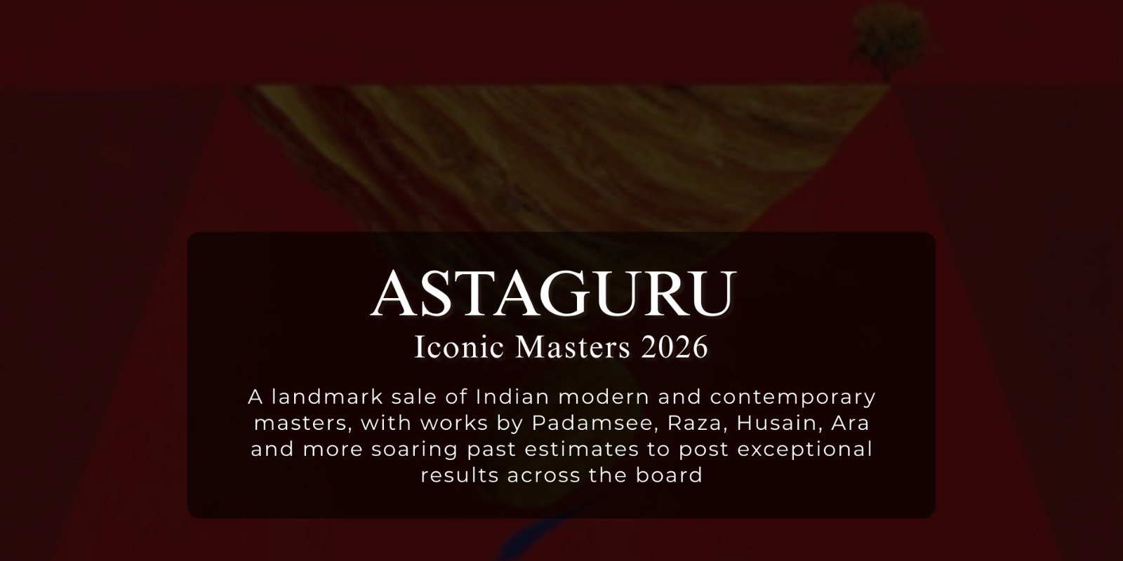 Astaguru's Iconic Masters' Auction